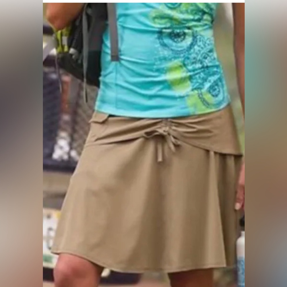 Athleta Wherever Skort Size 4 Beige Tan Athletic Tennis Golf Style 219056